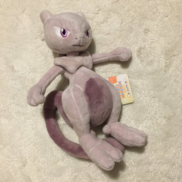 NWT San-ei Boeki Pocket Monsters Allstar Collection Mewtwo Plush 2016 - Picture 3 of 16